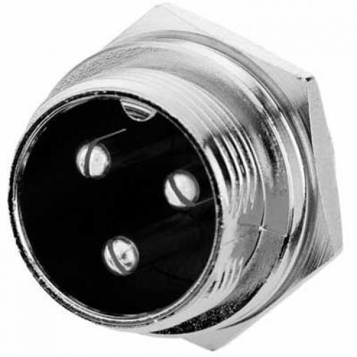 GX20 konektor 3pin panelový h_d577a