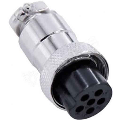 Konektor GX20 zdířka 6pin na kabel