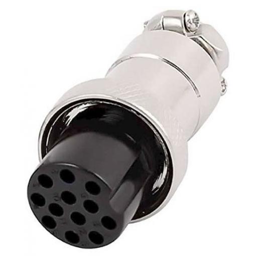 GX20 zdířka 12p na kabel
