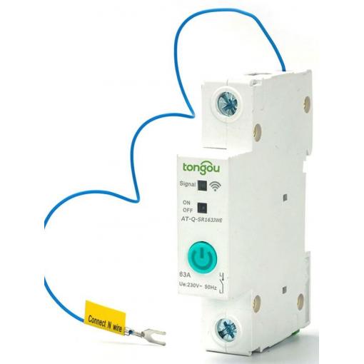 Jistič 40 A, 1P, WiFi ovládání, DIN lišta AT-Q-SR140WE
