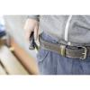 STANLEY Ledergürtel dunkelbraun Breite 45mm L126cm 16 Loch, echtes Büffelleder STST1-80119 Opasek na nářadí
