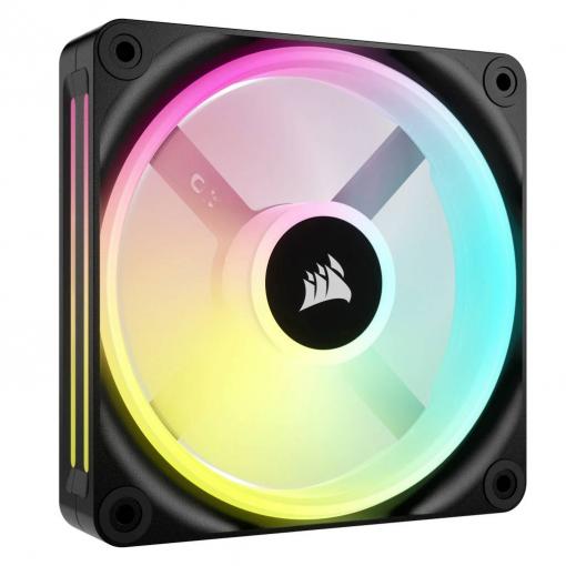 Corsair CO-9051001-WW PC větrák s krytem černá, bílá (š x v x h) 120 x 25 x 120 mm včetně LED osvětlení