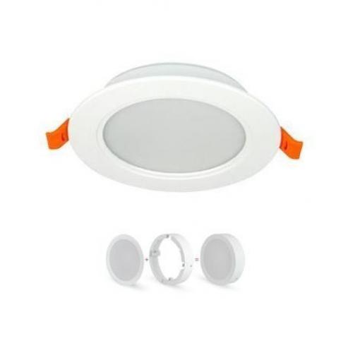 Podhledové LED světlo MOLLY, 9 W, 120 mm, 4000 K, bílé