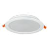 Podhledové LED svítidlo h_m120f, 18 W, 4000 K, IP20