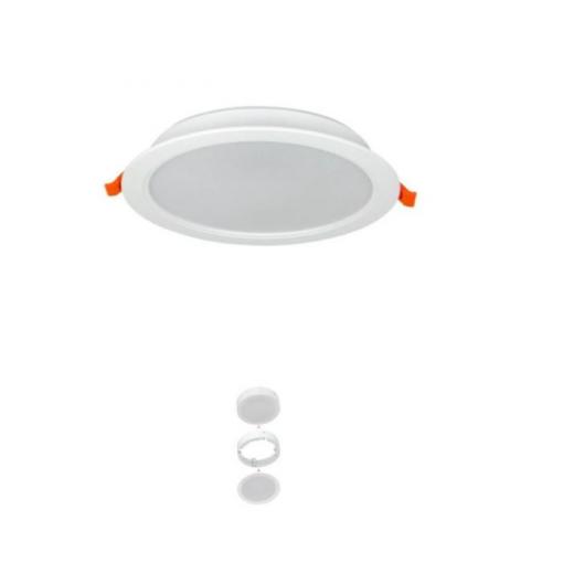 Podhledové LED svítidlo h_m120f, 18 W, 4000 K, IP20