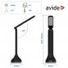 avide ABLDLRGB-MOOD-4W-BL stolní lampa SMD LED pevně vestavěné LED 4 W černá
