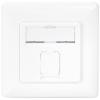 Digitus DN-9010/8-1 síťová zásuvka pod omítku panel s čelní deskou a rámečkem CAT 6A bílá