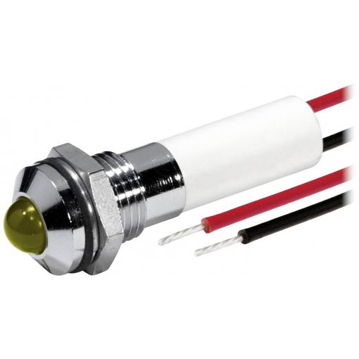 CML Innovative Technologies 19040352/6 indikační LED žlutá 24 V/DC 32 mcd