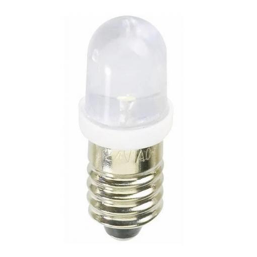 LED žárovka E10 bílá, 3 V / 12 mA