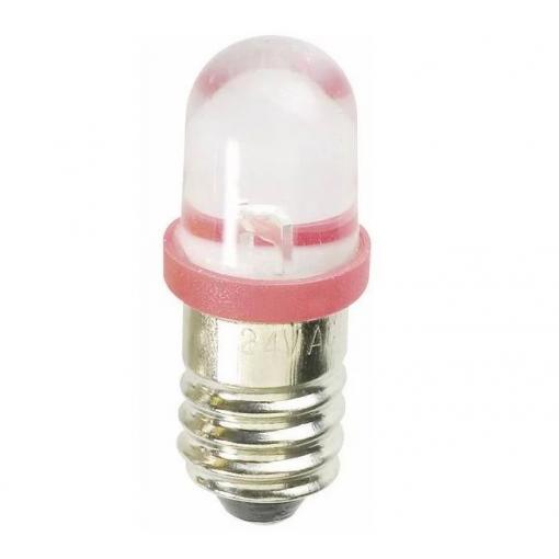 LED žárovka E10 červená, 3 V / 12 mA