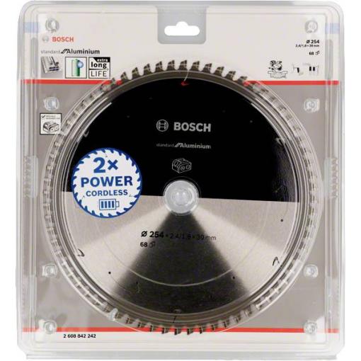 Bosch Accessories Standard for Aluminium 2608842242 pilový kotouč 254 x 30 x 1.8 mm Počet zubů (na palec): 68 1 ks