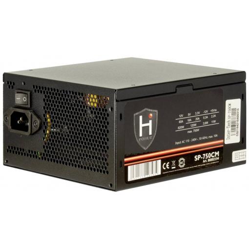 Inter-Tech SP-750W CM PC síťový zdroj 750 W ATX bez certifikace