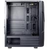 Inter-Tech IT-3306 Cavy Midi - RGB midi tower herní pouzdro černá boční okno, prachový filtr, integrované osvětlení