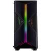 Inter-Tech IT-3306 Cavy Midi - RGB midi tower herní pouzdro černá boční okno, prachový filtr, integrované osvětlení