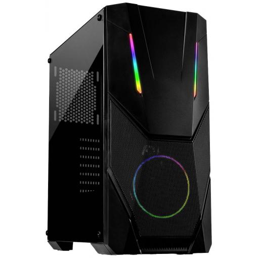 Inter-Tech IT-3303 Hornet Midi - RGB midi tower herní pouzdro černá