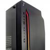 Inter-Tech A-3411 Creek - RGB midi tower PC skříň černá prachový filtr, boční okno, integrované osvětlení