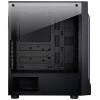 Inter-Tech A-3411 Creek - RGB midi tower PC skříň černá prachový filtr, boční okno, integrované osvětlení
