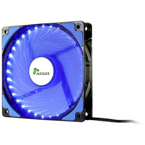 Inter-Tech L12025 PC větrák s krytem modrá (š x v x h) 120 x 120 x 25 mm