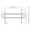 Manhattan 461917 TV držák na zeď 152,4 cm (60) - 304,8 cm (120) pevný vhodné pro zakřivené televizory (Curved TV)