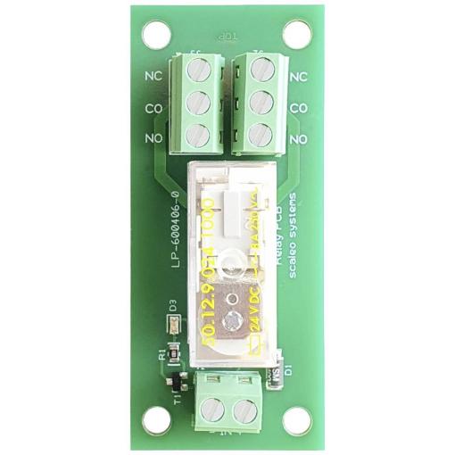 scaleo systems deska s relé 1 ks Typ 24V 2 přepínací kontakty 24 V/DC