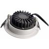 Deko Light 565376 Dione LED vestavné svítidlo, třída E (A - G), LED, pevně vestavěné LED, 8.50 W, stříbrná