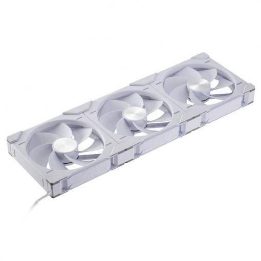 Phanteks D30 PWM Reverse Airflow D-RGB PC větrák s krytem bílá (š x v x h) 140 x 30 x 140 mm včetně LED osvětlení
