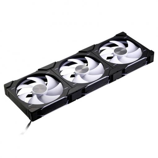 Phanteks D30 PWM Regular Airflow D-RGB PC větrák s krytem černá (š x v x h) 140 x 30 x 140 mm včetně LED osvětlení