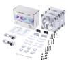 Phanteks D30 PWM Regular Airflow D-RGB PC větrák s krytem bílá (š x v x h) 140 x 30 x 140 mm včetně LED osvětlení