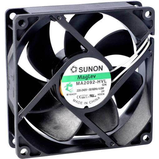 Sunon CF2082HVL-1000U-999 axiální ventilátor, 230 V/AC, 67.94 m³/h, (d x š x v) 25 x 80 x 80 mm, CF2082HVL-1000U-999