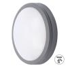 Solight LED venkovní osvětlení se senzorem Siena, šedé, 20W, 1500lm, 4000K, IP54, 23cm - WO781-G-M