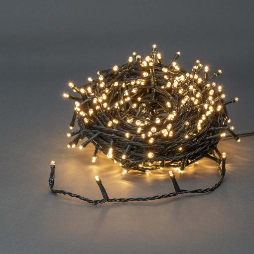 LED venkovní vánoční řetěz 720 LED, 7 funkcí, časovač, IP44, teplá bílá   CLLS720