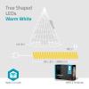 SmartLife dekorativní LED Wi-Fi visací stromeček 200 LED, IP65, teplá bílá   WIFILXT01W200