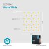 SmartLife dekorativní LED Wi-Fi síť 400 LED, 3x3m, IP65, teplá bílá   WIFILXN01W400