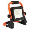 ECOLITE LED reflektor se stojanem 30W, AKU, 1800lm, 4000K, IP65 oranžový, RMLED-30W/ORA/AKU