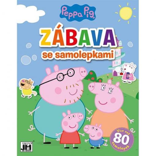 Samolepková knížka Prasátko Peppa, 12 stran aktivit