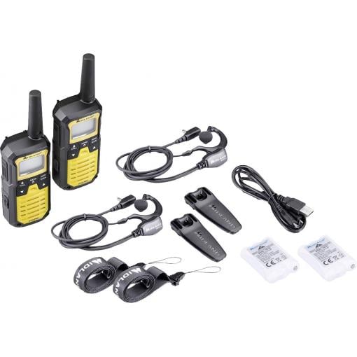Midland XT50 Pro Koffer Gelb C1464.01 PMR a LPD radiostanice sada 2 ks