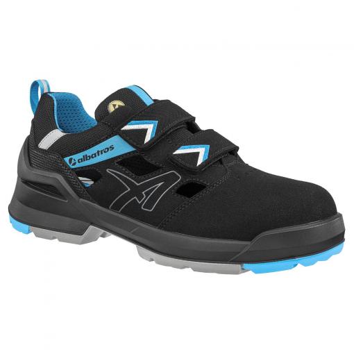Albatros Forge Air Black-Blue Low 648060241000038 ESD bezpečnostní obuv S1, velikost (EU) 38, černá, modrá, 1 pár