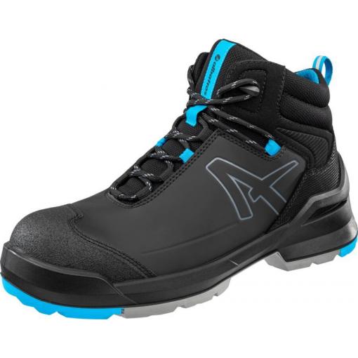 Albatros Sicherheitshochschuh S3L TARAVAL Gr.39 schwarz/blau, Microfaser, Fiberglaskappe 638040-39 bezpečnostní obuv S3, velikost (EU) 39, černá/modrá, 1 pár