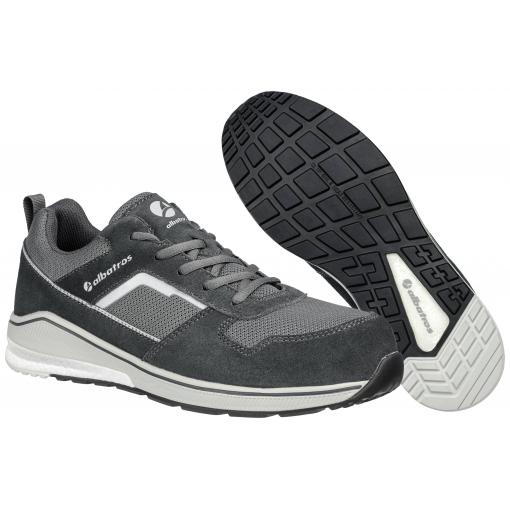 Albatros Court Grey Low 647630800000039 ESD bezpečnostní obuv S3, velikost (EU) 39, šedá, 1 pár