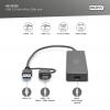 Digitus DA-70235 USB Hub 4 porty USB-A USB 3.0 5 GBit/s s konektorem USB C černá DA-70235