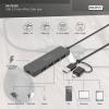 Digitus DA-70236 USB Hub 4 porty USB-A USB 3.0 5 GBit/s s konektorem USB C černá DA-70236