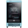 Thermaltake The Tower 200 mini tower PC skříň tyrkysová 2 předinstalované ventilátory, boční okno, prachový filtr