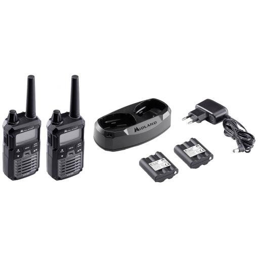 Midland Midland XT70 Pro PMR+LPD Blisterpack Schwarz C1465 PMR a LPD radiostanice sada 2 ks