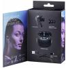 Intenso T300A Headset do uší (In Ear) Bluetooth® stereo černá Potlačení hluku Indikátor nabití, headset, Nabíjecí pouzdro, dotykové ovládání