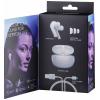 Intenso T302A Headset do uší (In Ear) Bluetooth® stereo bílá Potlačení hluku Indikátor nabití, headset, Nabíjecí pouzdro, dotykové ovládání