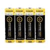 Alkalická baterie Powerton AA (LR6) 1,5 V, balení 4 ks