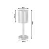 Křišťálová lampa LED RGB USB, dálkové ovládání, 25 cm