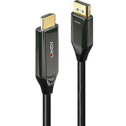 LINDY DisplayPort / HDMI kabelový adaptér Konektor DisplayPort, Zástrčka HDMI-A 3.00 m černá 40932 Kabel DisplayPort