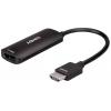 LINDY 38329 HDMI adaptér [1x HDMI® - 1x DisplayPort, Micro USB] černá 0.157 m