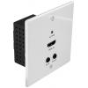 LINDY 70m Cat.6 HDMI 4K60, IR & RS-232 HDBaseT EU Wall Plate Extender, Transmitter HDMI™, infraport extender (prodloužení) 70 m